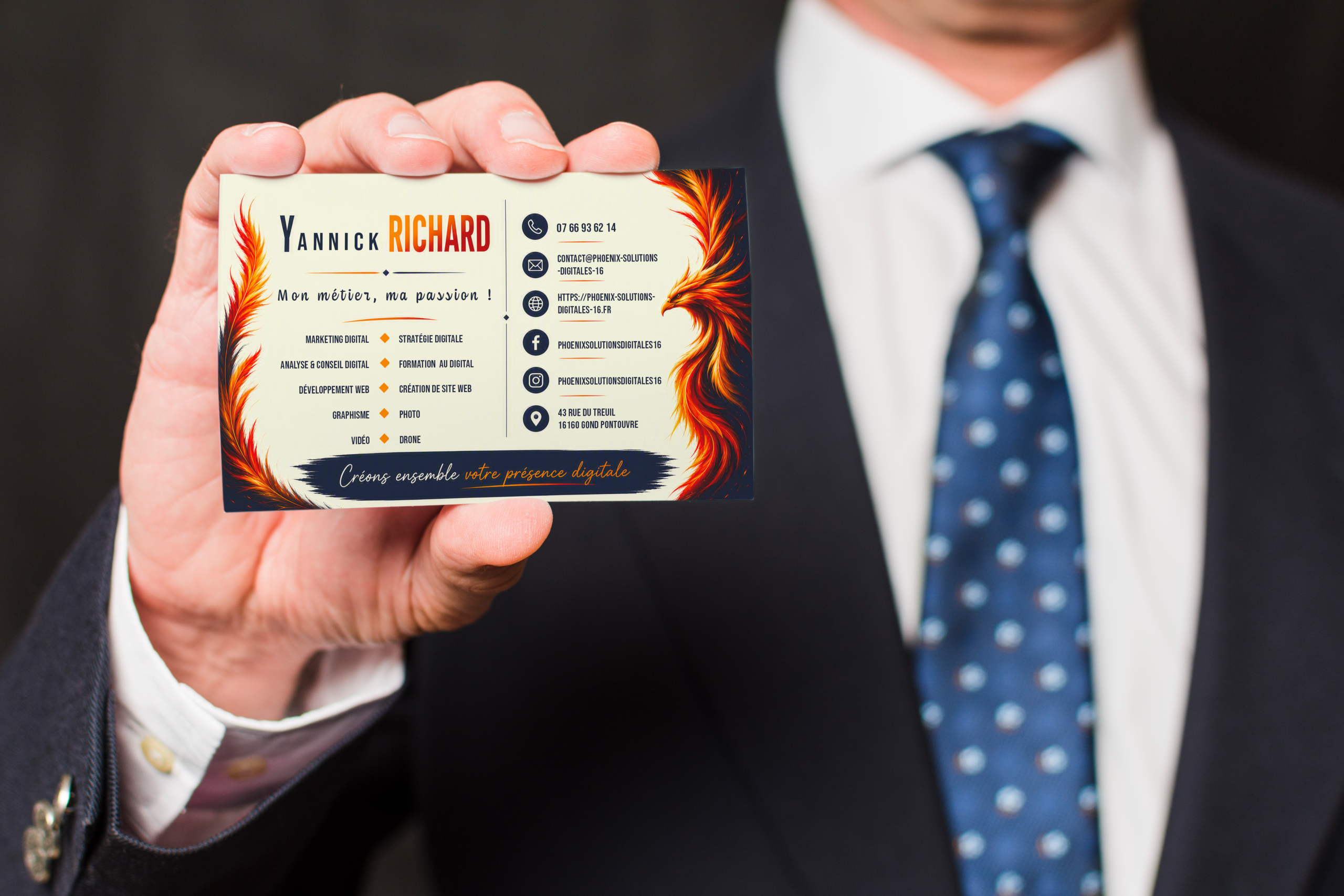 Mockup carte de visite
